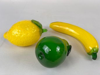 Vintage Glass Fruit