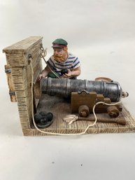 'Loading Canon' Sailor Figure