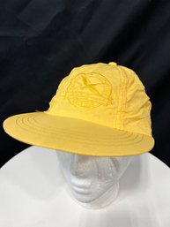 Vtg Eddie Bauer Adjustable Hat In Yellow - Made In USA