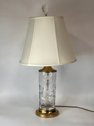 Signed Crystal Table Lamp