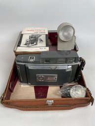 Vintage Polaroid Land Camera In Case