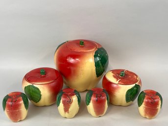 Collection Of Hull Apple Set Of Containers And Shakers