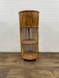 Antique Bamboo Plant Stand