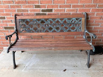 Garden Bench Cast Iron And Wood