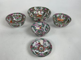 Vintage Rose Medallion Bowls