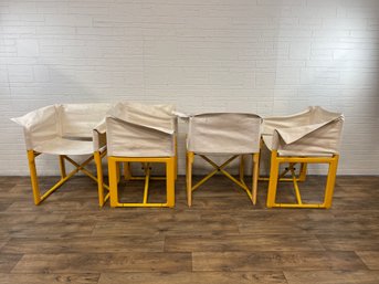 Set Of Four Foldable Chairs Kartell By Masayuki Matsukaze