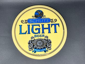 Vintage Schlitz Beer Plaque - Plastic