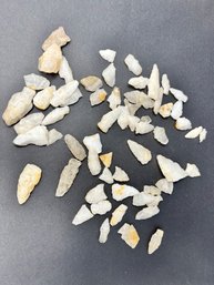 Collection Of Quartz Arrowheads Local To Connecticut