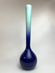 Large 21' Royal Haeger Blue Drip Ceramic Vase