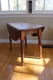 Vintage Maple Drop Leaf Side Table AS IS