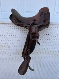 Antique Horse Saddle Western