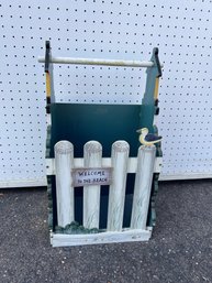 Nautical Themed Magazine Rack