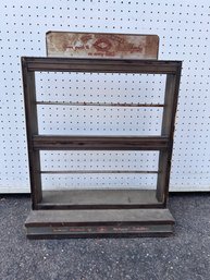 1930s National Distillers Display Shelf