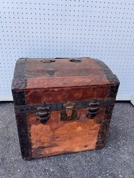 Antique Steamer Trunk Great Size