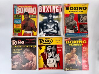 Group Of Vintage Boxing Magazines 1960s - 1970s