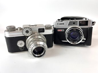 Vintage Camera Lot - Untested - Canon