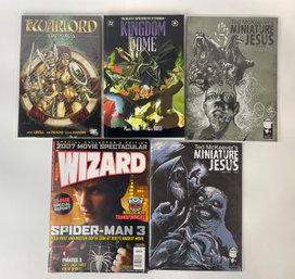 Lot Of Five Comics Including Miniature Jesus (SK-37)