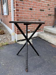 Vintage Side Table Bamboo Legs