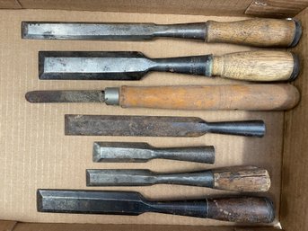 Antique Chisel Lot Craftsman Witherby (13)