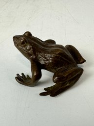 Bronze Frog Figure