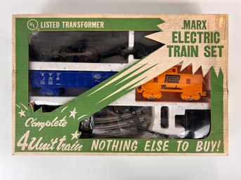 Vintage 1960'S Marx Electric Train Set 4209 W/ Original Box