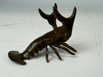 Bronze Lobster Figure