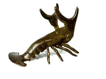 Bronze Lobster Figure