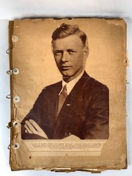 Vintage Scrapbooks With Aviation Earhart Lindbergh More