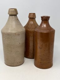 Collection Of Stoneware Bottles