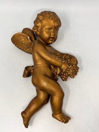 Vintage Cupid Wall Plaque