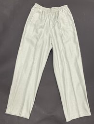 Vintage Edie Bauer Linen Elastic Waistband Trouser