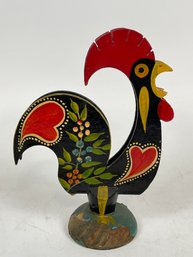 Folk Art Decorated Rooster