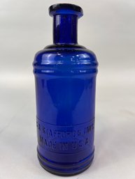 Antique Cobalt Staffords Ink Bottle