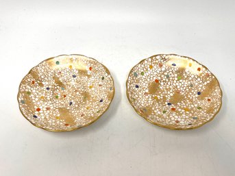 Pair Of Hammersley Carnival Saucers