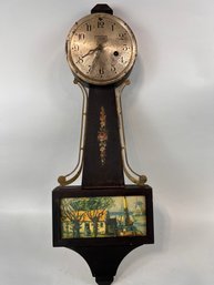 Antique Ingraham Banjo Clock - As Is