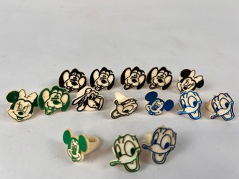 Vintage Disney Character Rings