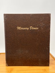 Empty Mercury Dimes Book