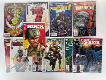 Miscellaneous DC Comic Lot - Featuring Soldiers Of Victory, Frankenstein And The Shield (SK-44