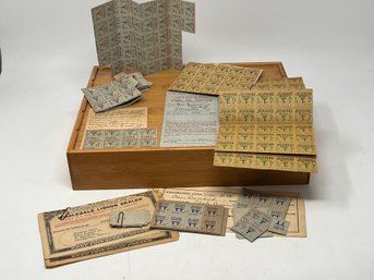 Ephemera Lot Mileage Ration Stamps And More