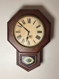 Antique Ansonia Clock Company Regulator Clock AS IS