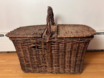 Antique Picnic Basket