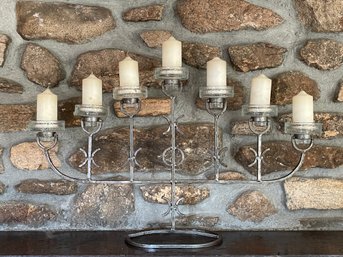 Hand Forged Iron Candelabra