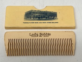 Antique Celluloid Souvenir Travel Comb