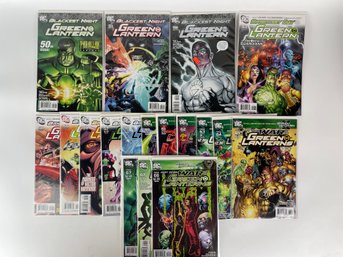 Lot Of Green Lantern 'Blackout Night' & 'war Of...' Comics (SK-53)