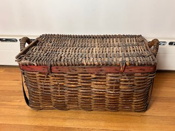 Antique Covered Basket