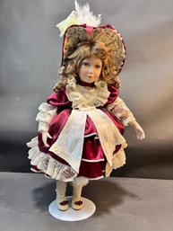 Large Vintage Porcelain Doll