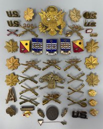 Huge Lot Of Vintage Military Pins (3)