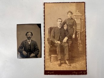 Pair Of Antique Photographs