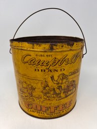 Antique Campbell Coffee Pail