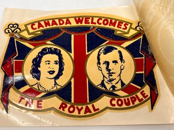 Vintage Coronation Decal Queen Royals